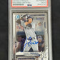 Oswald Peraza Autographed Topps Bowman Yankees Chrome Bcp-50  Psa Slabbed