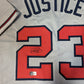 Atlanta Braves David Justice Autographed Signed Jersey Beckett Holo