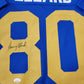 Los Angeles Rams Henry Ellard Autographed Signed Jersey Jsa Coa
