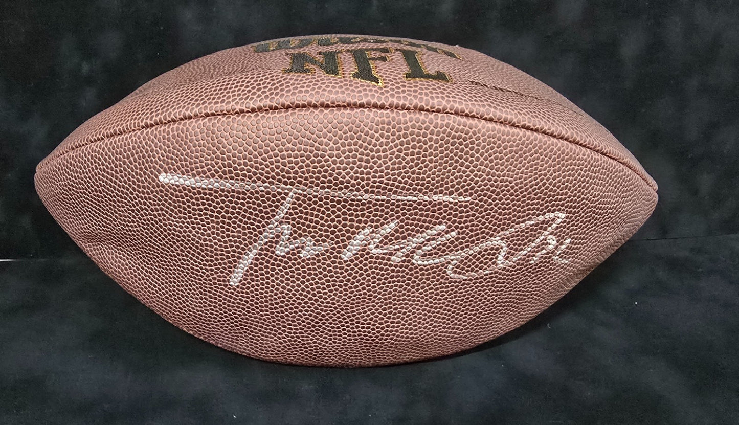 Kansas City Chiefs Trent Mcduffie Signed Nfl Football Beckett Holo