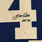Framed New York Giants Y.A. Tittle Autographed Signed Inscribed Jersey Jsa Coa