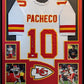 MVP Authentics Framed Kansas City Chiefs Isiah Pacheco Autographed Signed Jersey Jsa Coa 630 sports jersey framing , jersey framing