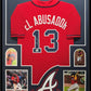Framed Atlanta Braves Ronald Acuna Jr Signed "El Abusador" Jersey Beckett Holo
