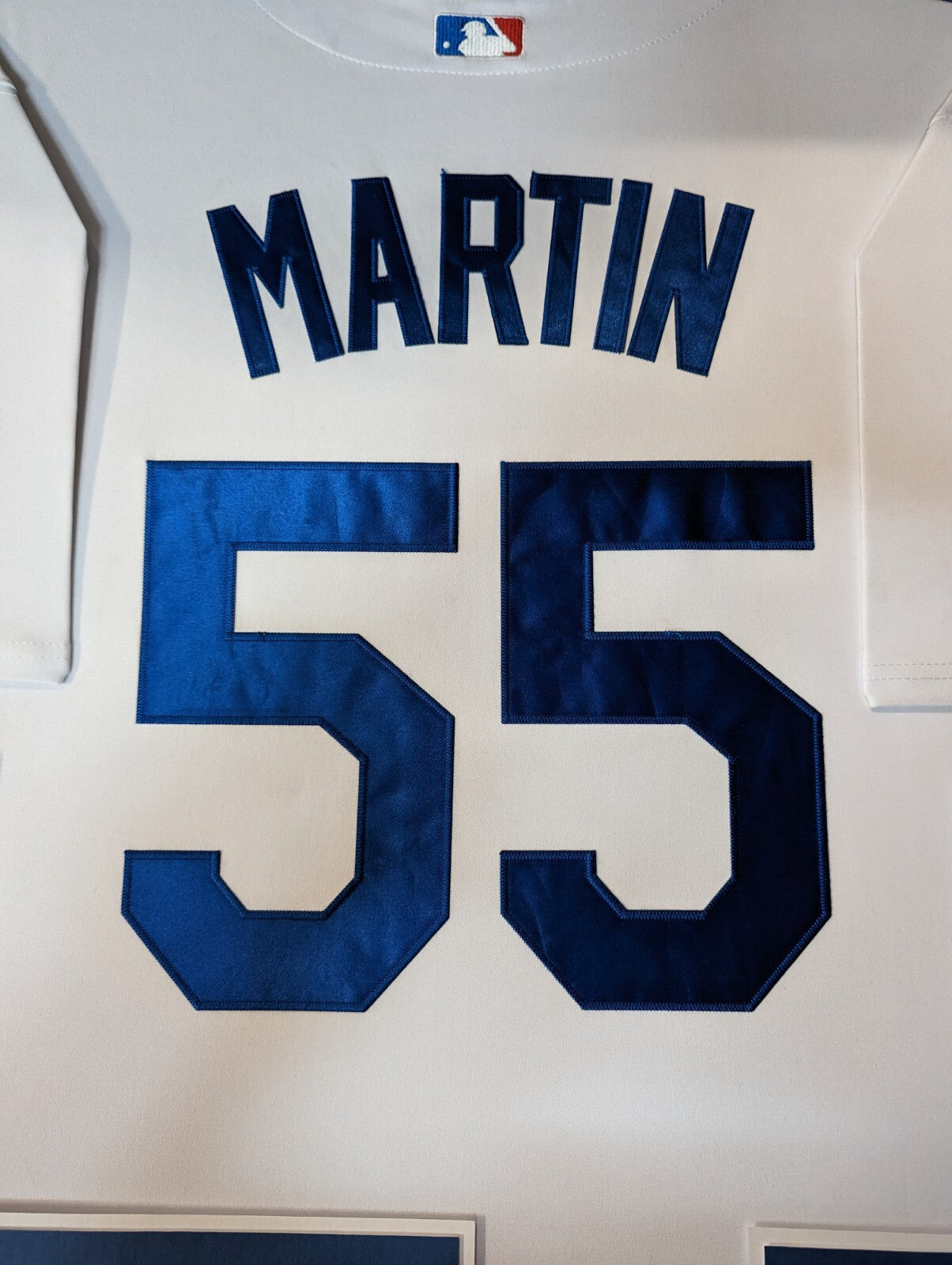 Framed Los Angeles Dodgers Russell Martin Jersey Display