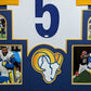 Framed Los Angeles Rams Jalen Ramsey Autographed Signed Jersey Jsa Coa