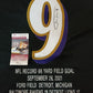 Baltimore Ravens Justin Tucker Autographed Signed Stat Jersey Jsa Coa