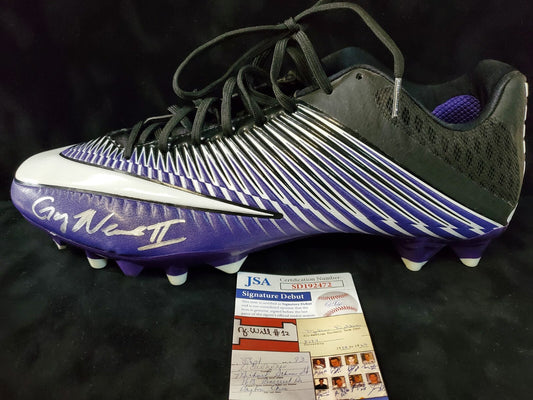 Greg Newsome Ii Autographed Signed Cleat Jsa Coa
