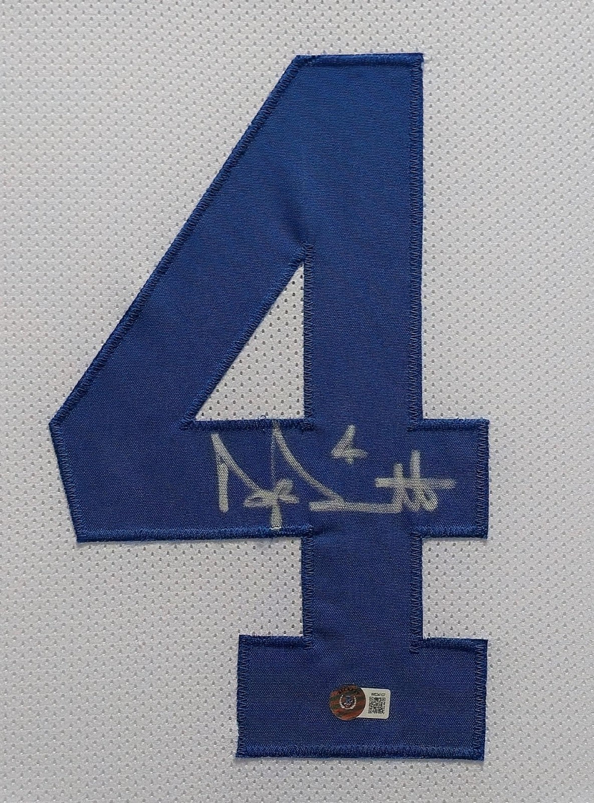 Framed Dallas Cowboys Dak Prescott Autographed Signed Jersey Beckett Holo