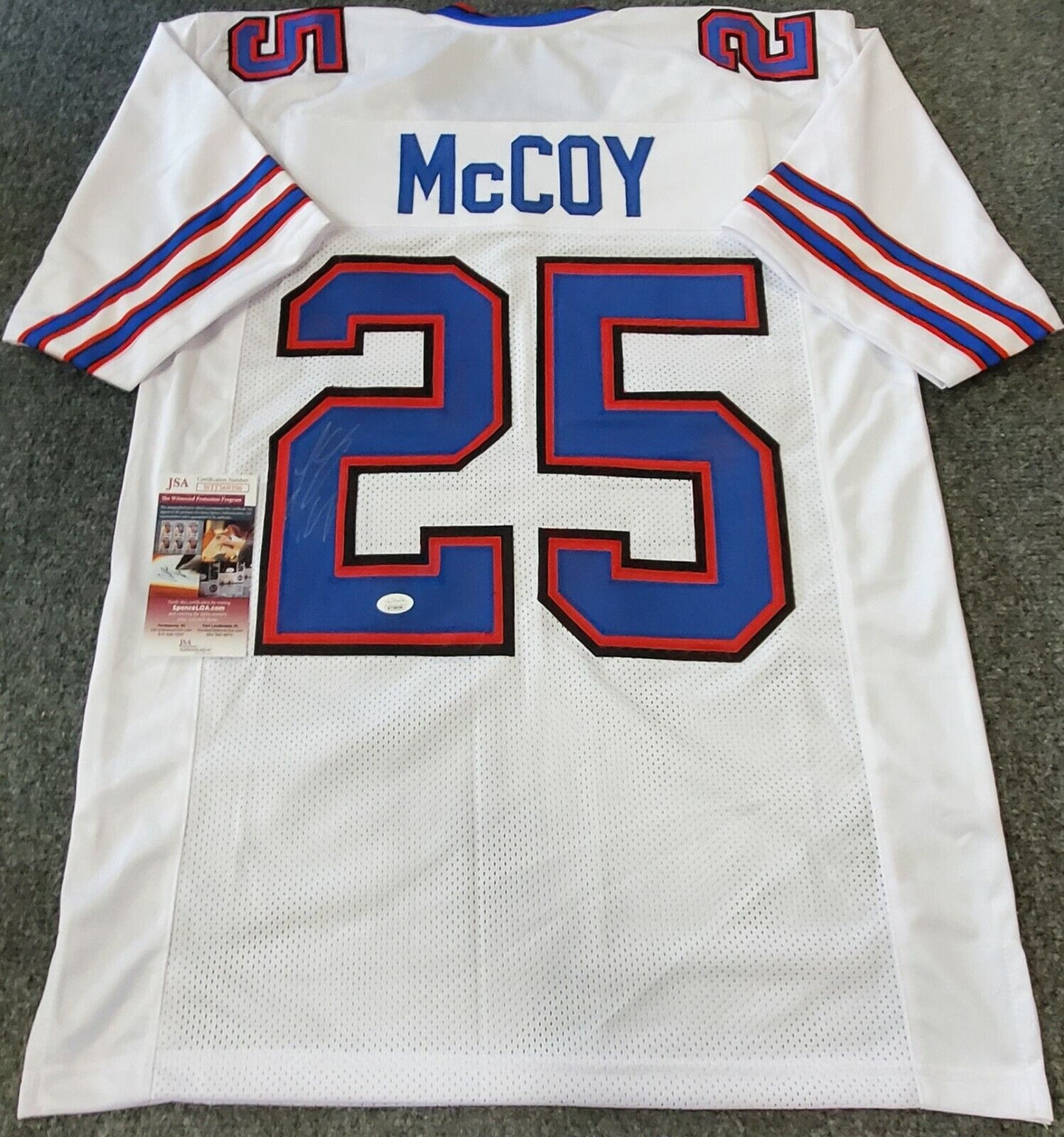 Buffalo Bills Lesean Mccoy Autographed Signed Jersey Jsa  Coa