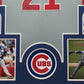 Framed Chicago Cubs Sammy Sosa Autographed Signed Jersey Beckett Coa
