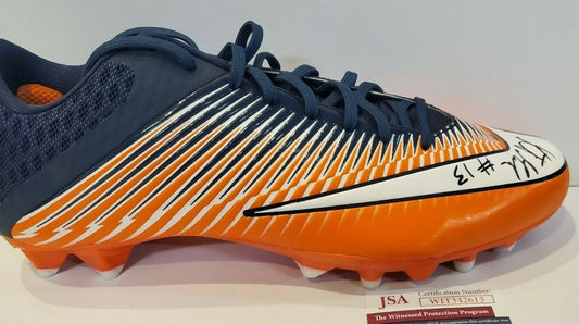 Denver Broncos Kj Hamler Autographed Signed Nike Cleat Jsa Coa