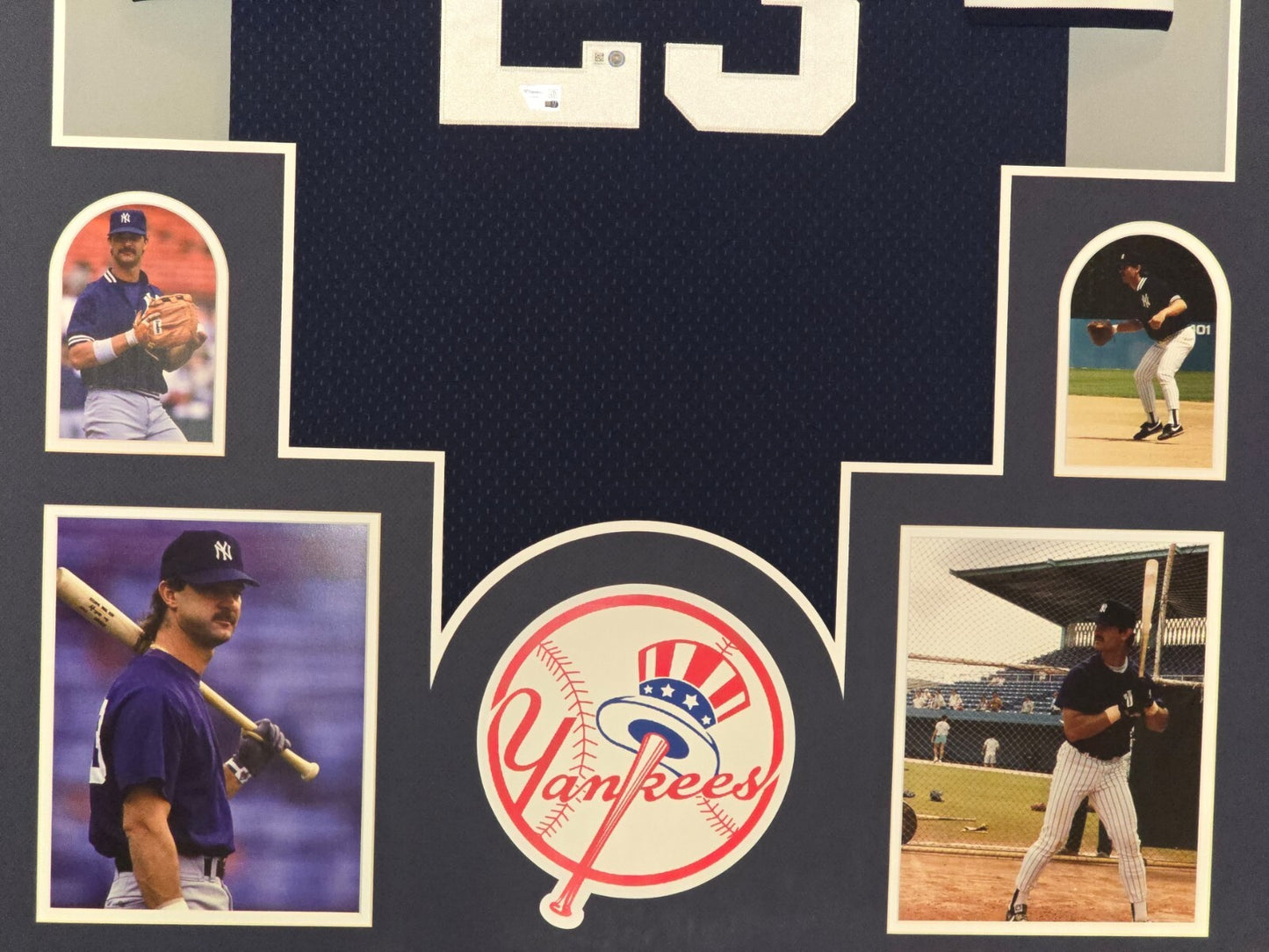 Framed New York Yankees Don Mattingly Autographed Jersey Fanatics Holo
