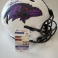 Baltimore Ravens Odafe Oweh Signed Full Size Lunar Authentic Helmet Jsa Coa