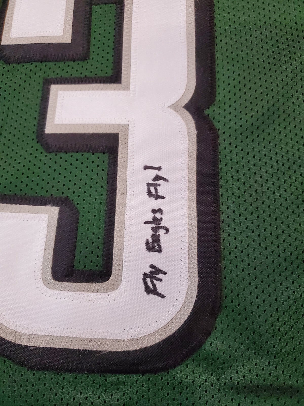 Philadelphia Eagles Travis Fulgham Autographed Inscribed Jersey Jsa Coa