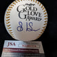 Cleveland Guardians Steven Kwan Autographed Signed Gold Glove Baseball Jsa Coa