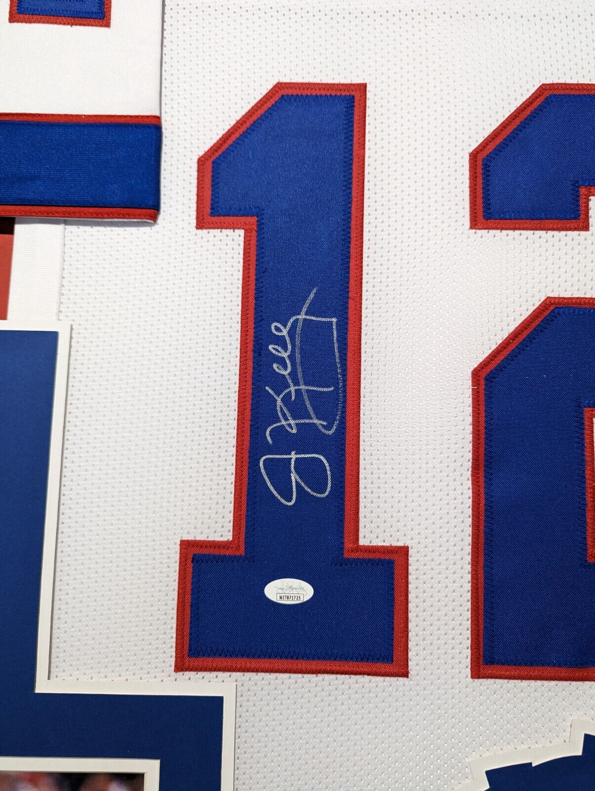 MVP Authentics Framed Buffalo Bills Jim Kelly Autographed Signed Jersey Jsa Coa 449.10 sports jersey framing , jersey framing