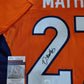 Denver Broncos Damarri Mathis Autographed Signed Jersey Jsa Coa