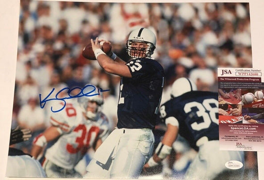 MVP Authentics Kerry Collins Autographed Signed Penn State 11X14 Photo Jsa  Coa 90 sports jersey framing , jersey framing