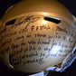 Notre Dame Fighting Irish Rudy Ruettiger Speech Full Size Replica Helmet Jsa