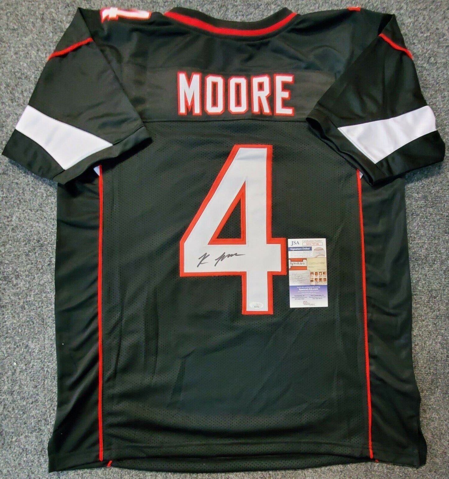Arizona Cardinals Rondale Moore Autographed Signed Jersey Jsa Coa