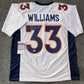 Denver Broncos Javonte Williams Autographed Signed Jersey Jsa  Coa