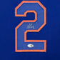 Framed New York Mets Luisangel Acuna Autographed Signed Jersey Jsa Coa