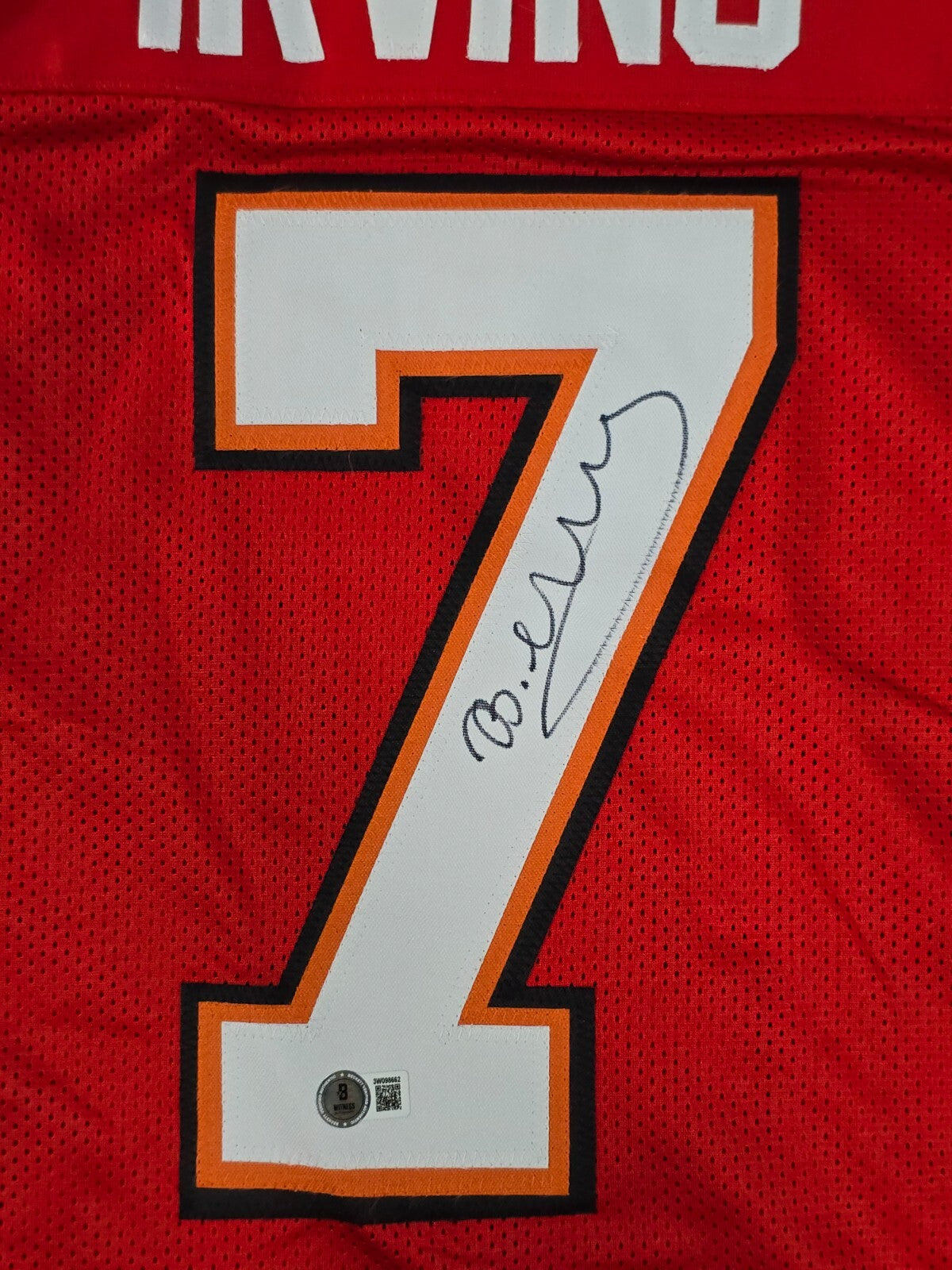 Tampa Bay Buccaneers Bucky Irving Autographed Signed Jersey Beckett Holo