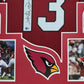 Framed Kurt Warner Autographed Signed Arizona Cardinals Jersey Beckett Holo
