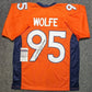 Denver Broncos Derrick Wolfe Autographed Signed Jersey Jsa Coa