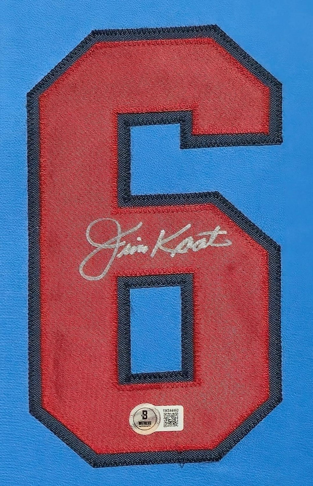 Custom Framed Minnesota Twins Jim Kaat Autographed Signed Jersey Beckett Holo