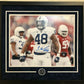 Shareef Miller Framed Signed Penn State 16X20 Photo Jsa Coa