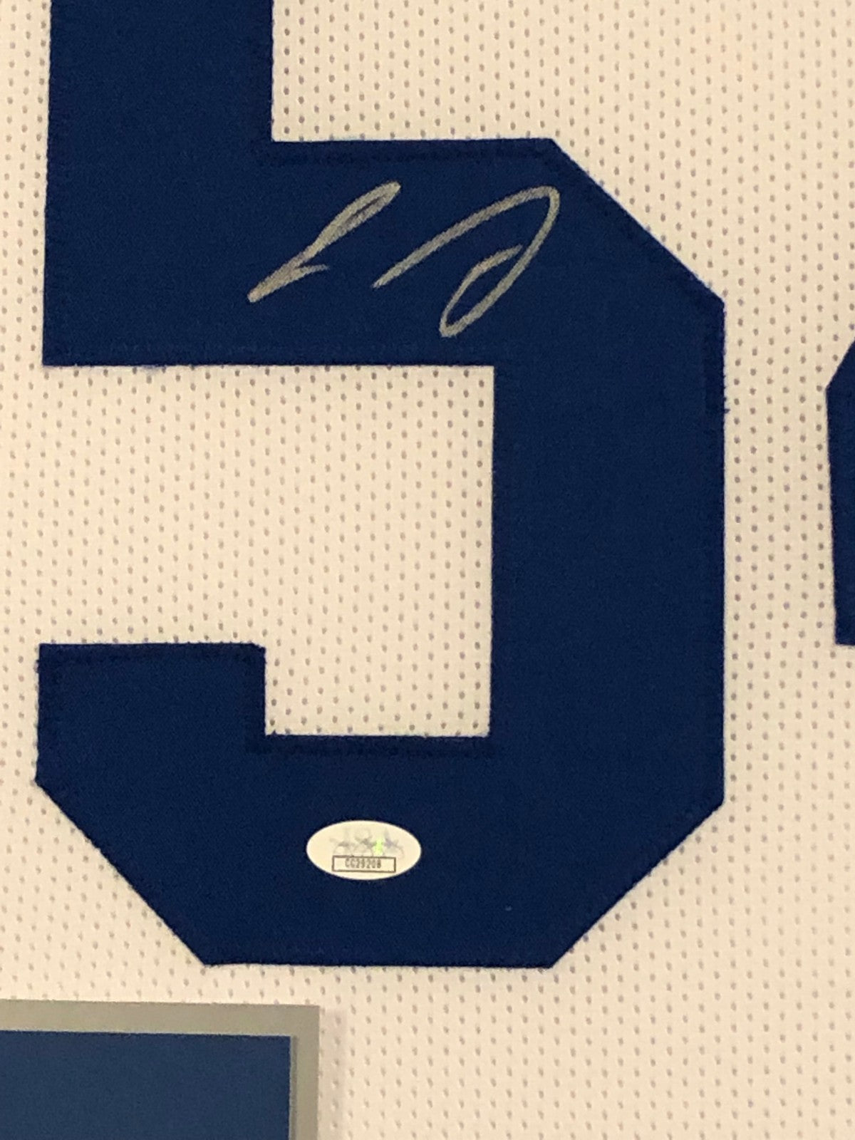 Framed Dallas Cowboys Jaylon Smith Autographed Signed Jersey Jsa Coa