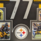 Framed Pittsburgh Steelers Broderick Jones Autographed Signed Jersey Jsa Coa