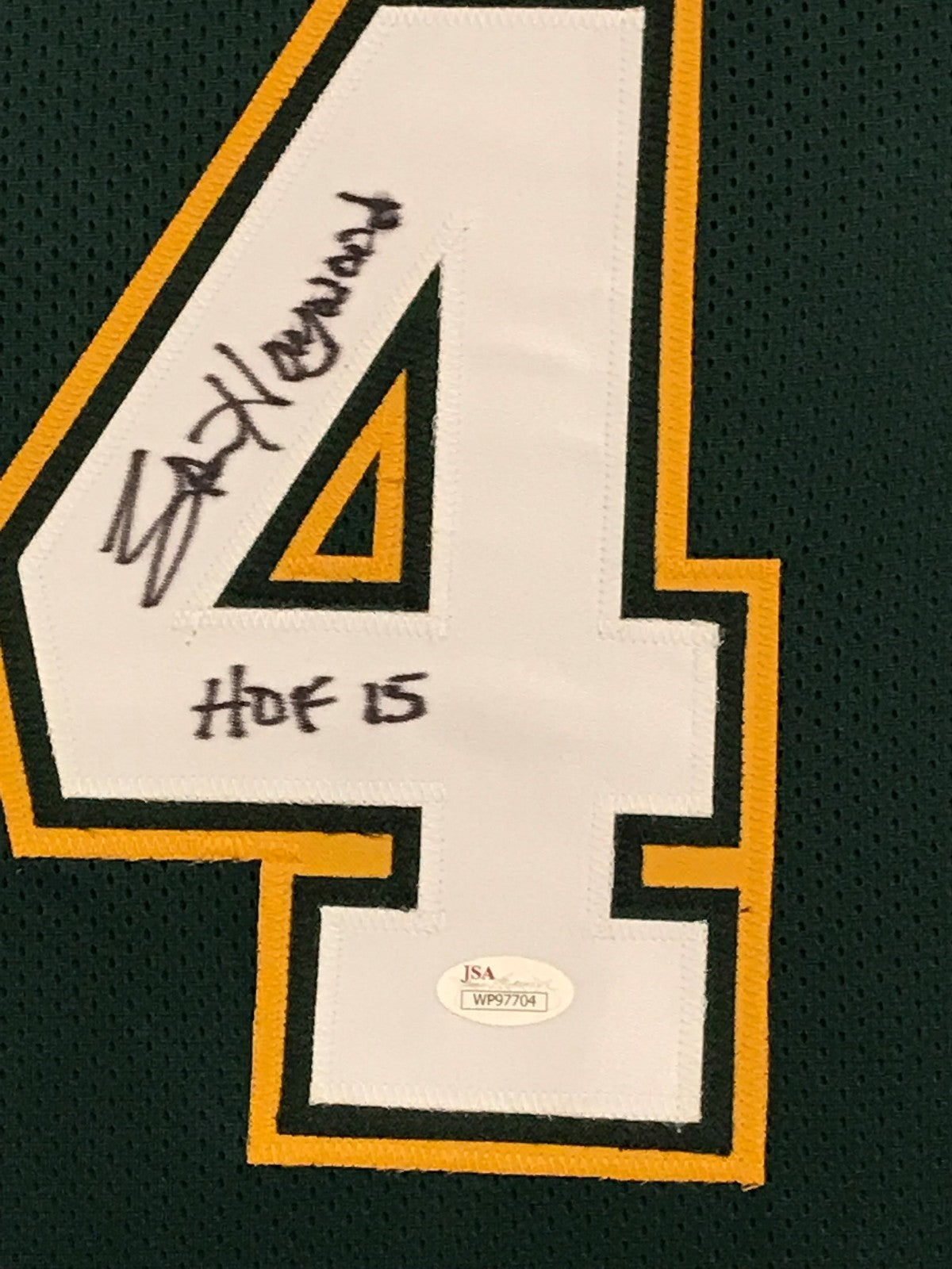 Framed Spencer Haywood Autographed Signed Seattle Super Sonics Jersey Jsa Coa
