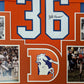 Framed Denver Broncos Billy Thompson Autographed Signed Jersey Jsa Coa