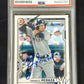 Oswald Peraza Autographed Topps Bowman Yankees Bp-50  Psa Slabbed