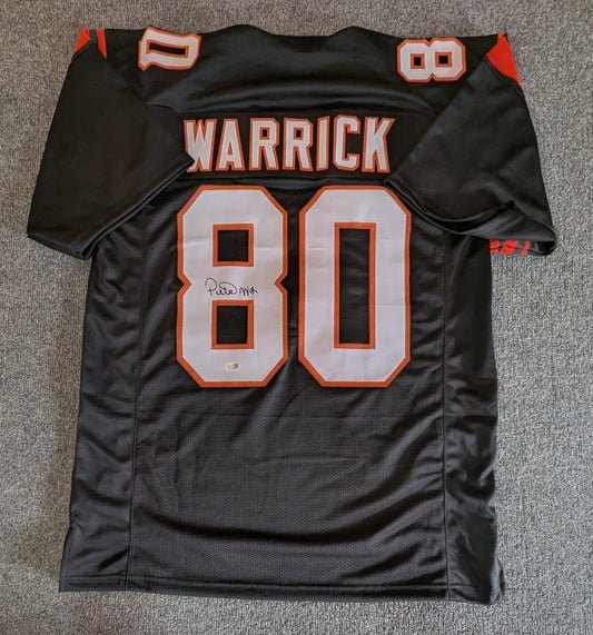 Cincinnati Bengals Peter Warrick Autographed Signed Jersey Jsa Coa