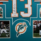 Framed Miami Dolphins Dan Marino Autographed Signed Jersey Tristar Holo