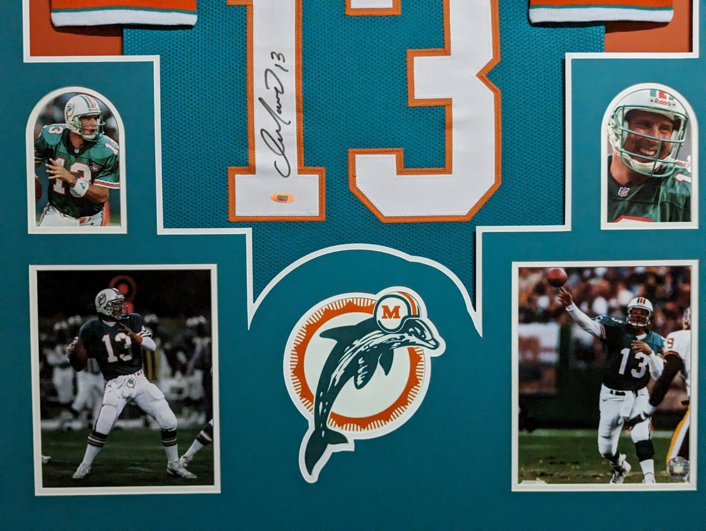 Framed Miami Dolphins Dan Marino Autographed Signed Jersey Tristar Holo