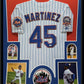 Framed New York Mets Pedro Martinez Autographed Signed Jersey Jsa Coa
