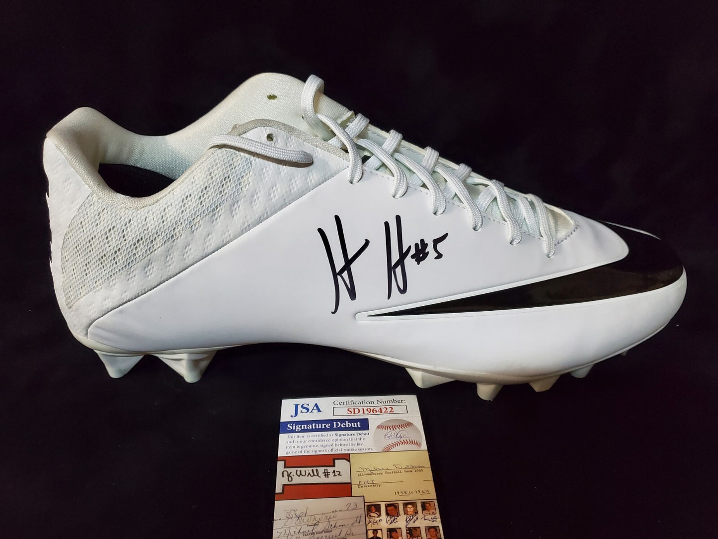 Tennessee Volunteers Hendon Hooker Autographed Signed Cleat Jsa Coa