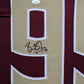 Framed Florida State Seminoles Brian Burns Autographed Jersey Jsa Coa