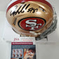 San Francisco 49Ers Anquan Boldin Autographed Speed Mini Helmet Jsa Coa