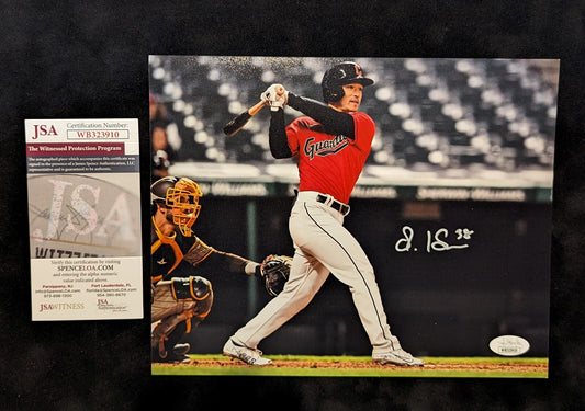 Cleveland Guardians Steven Kwan Autographed Signed 8X10 Photo Jsa Coa