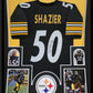 Framed Pittsburgh Steelers Ryan Shazier Autographed Signed Jersey Jsa Holo