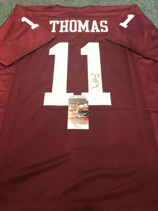 Texas A&M Willie Thomas Autographed Signed Jersey Jsa  Coa