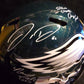 Philadelphia Eagles 3X Signed/2X Inscribed Full Size Speed Replica Helmet Jsa