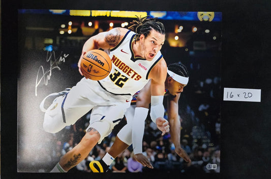 Denver Nuggets Aaron Gordon Autographed Signed 16X20 Photo Beckett Holo