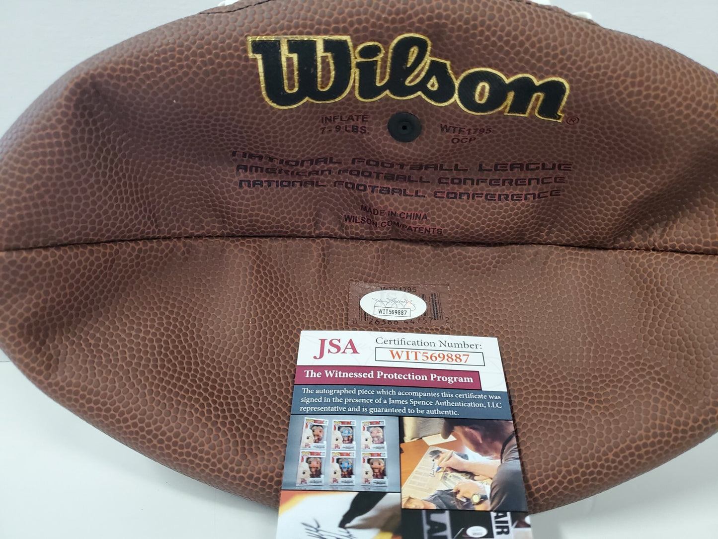 Philadelphia Eagles Lesean Mccoy Autographed Signed Nfl Football Jsa Coa