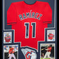 Framed Cleveland Guardians Jose Ramirez Autographed Signed Jersey Beckett Holo